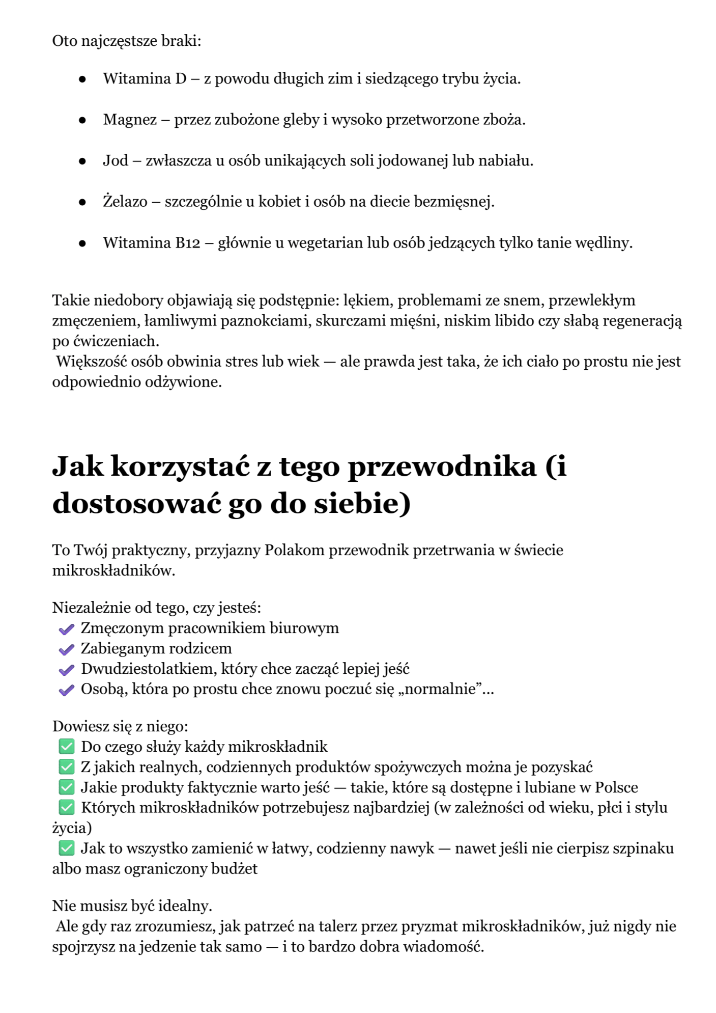 Przewodnik po Mikroskładnikach: Fundament Prawdziwego Zdrowia