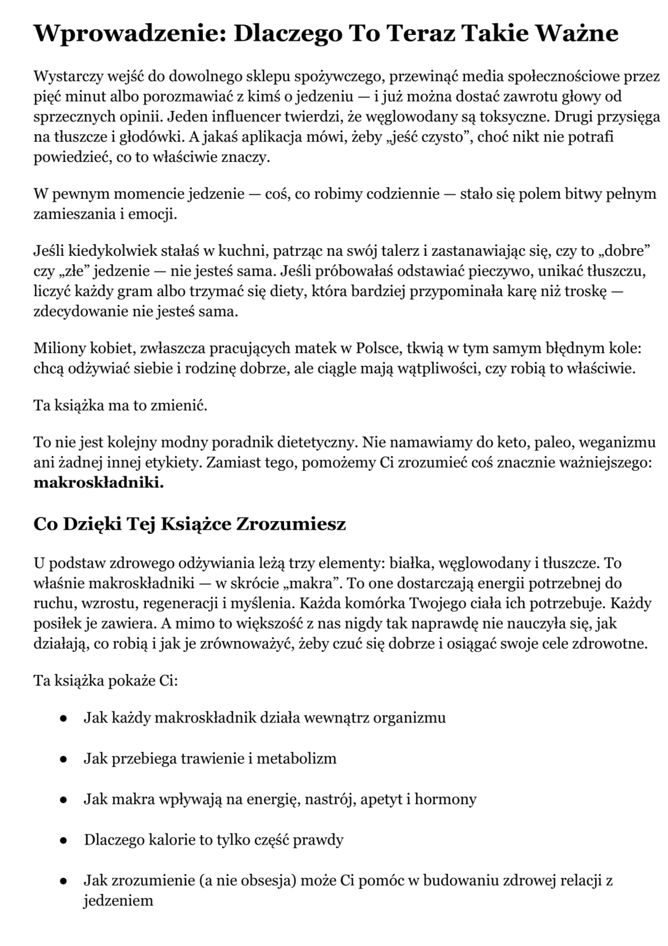 Makroskładniki: Podstawa Zdrowego Odżywiania
